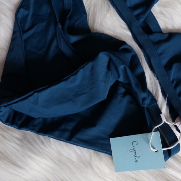 Blue Cutout Bikini Set Size Medium - Picture 3 of 6